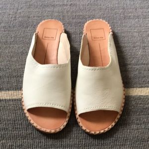 Dolce Vita White Slides